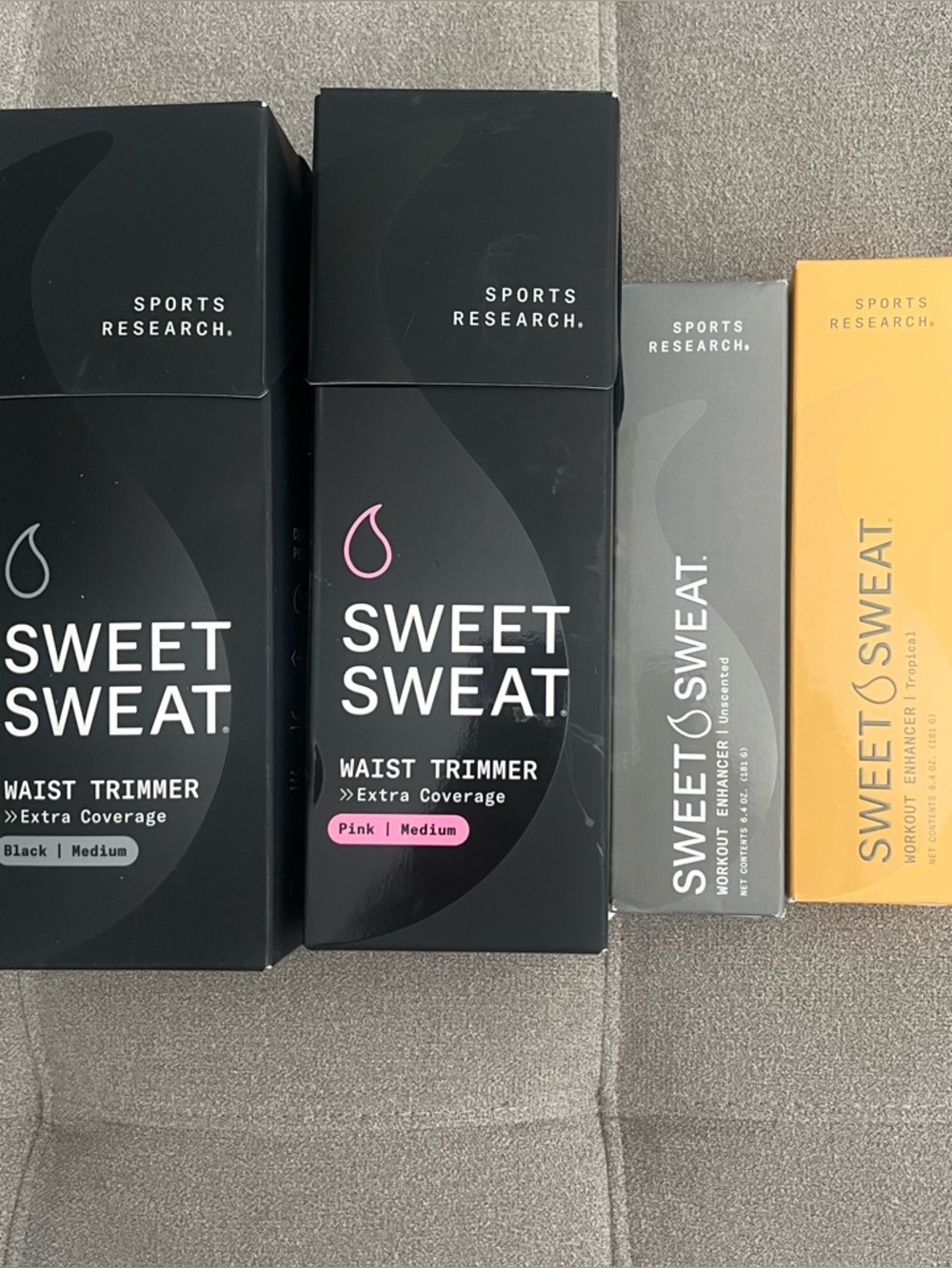 Sports Research Sweet Sweat Waist Trimmer & Workout Enhancer Bundle
